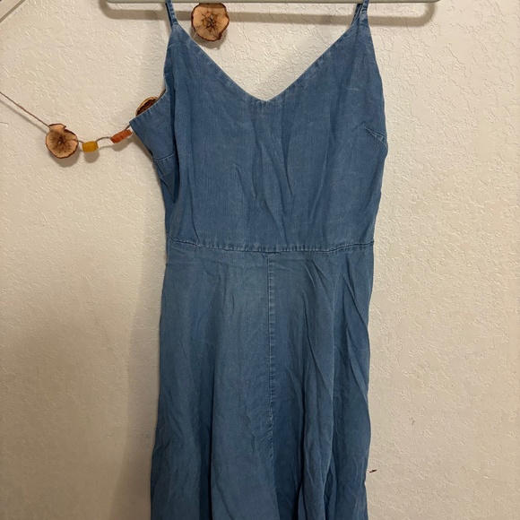 Gap medium spaghetti strap chambray dress - Picture 1 of 5